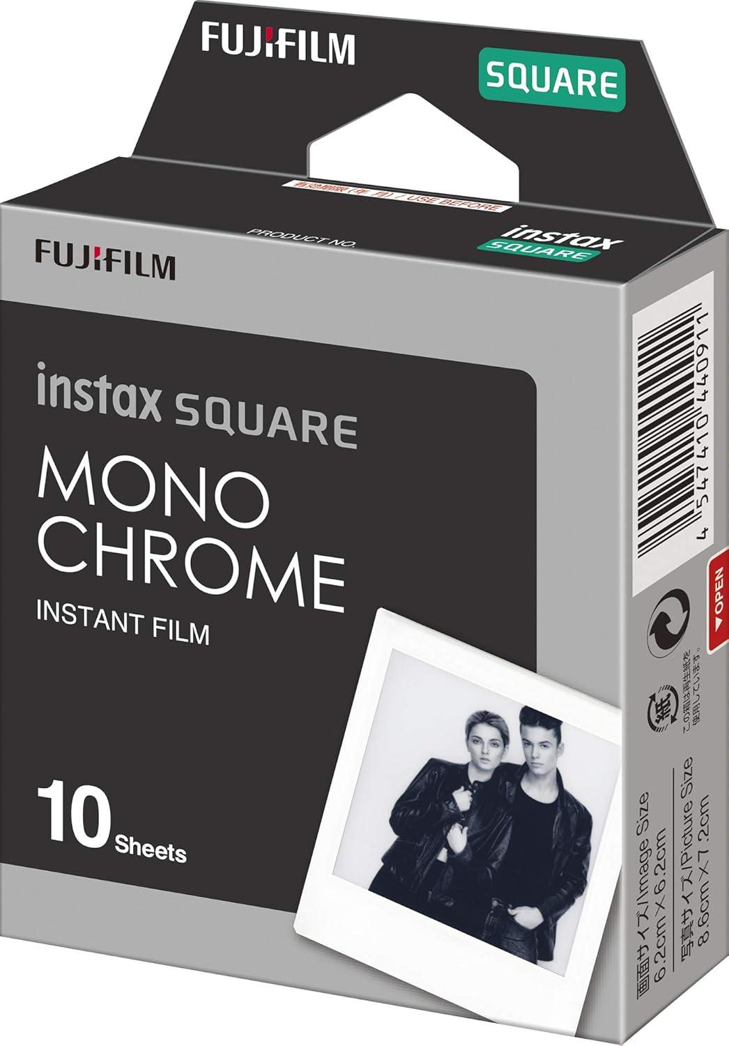 imageFUJIFILM Instax Square Monochrome Film 10 ExposuresMonochrome