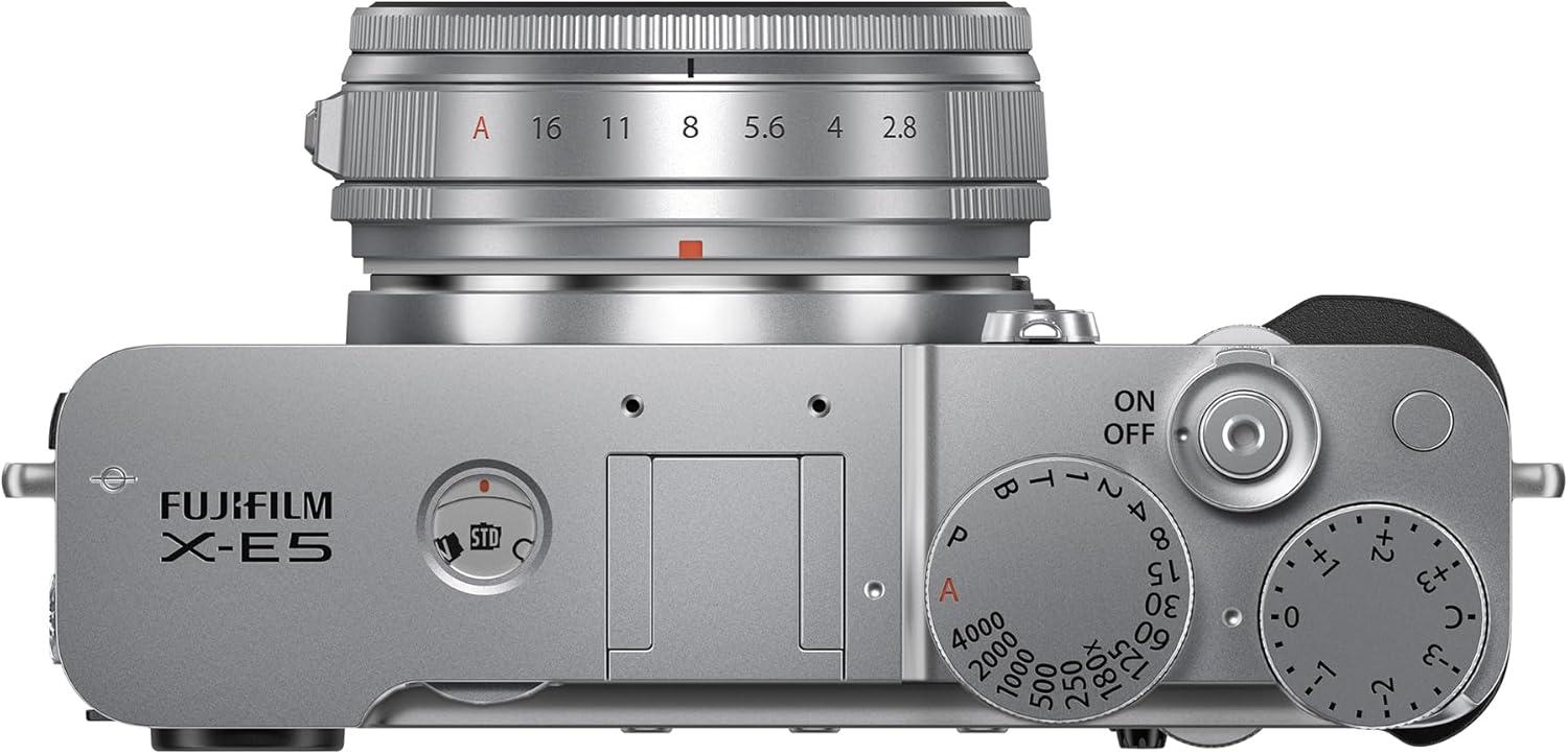 imageFUJIFILM XE5 Mirrorless Digital Camera XF23mmF28 Lens Kit BlackSilver