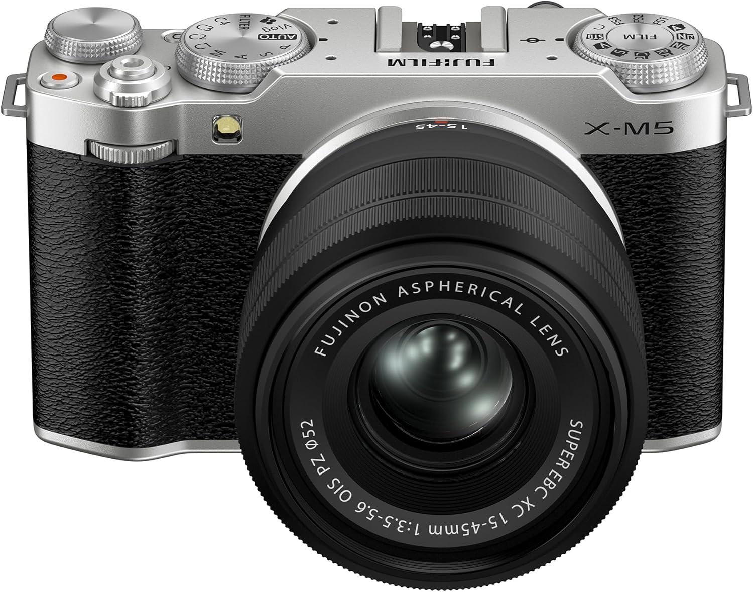 imageFUJIFILM XM5 Mirrorless Digital Camera Body BlackSilver