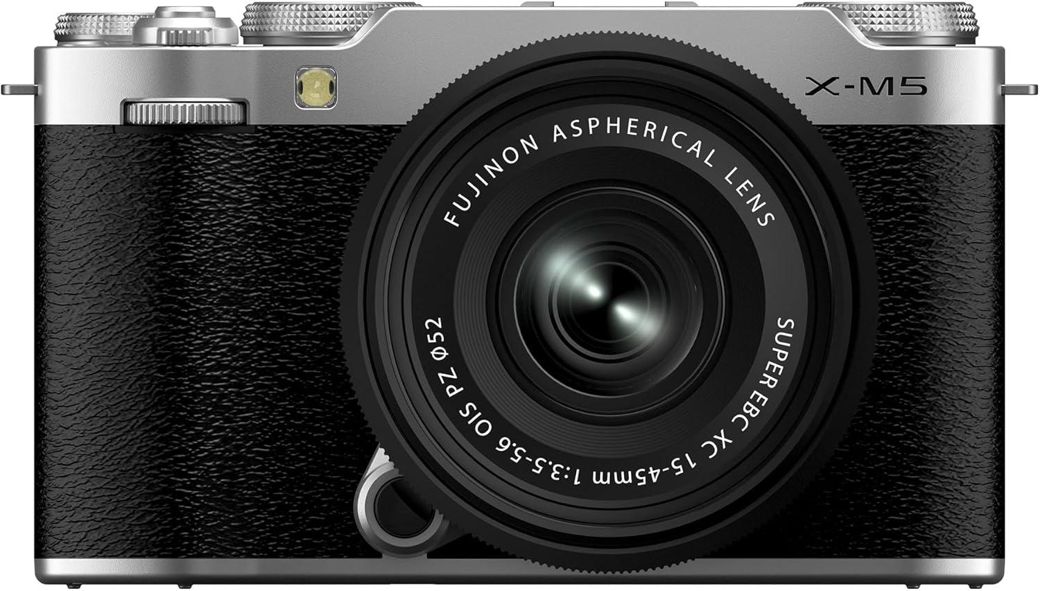 imageFUJIFILM XM5 Mirrorless Digital Camera Body BlackSilver