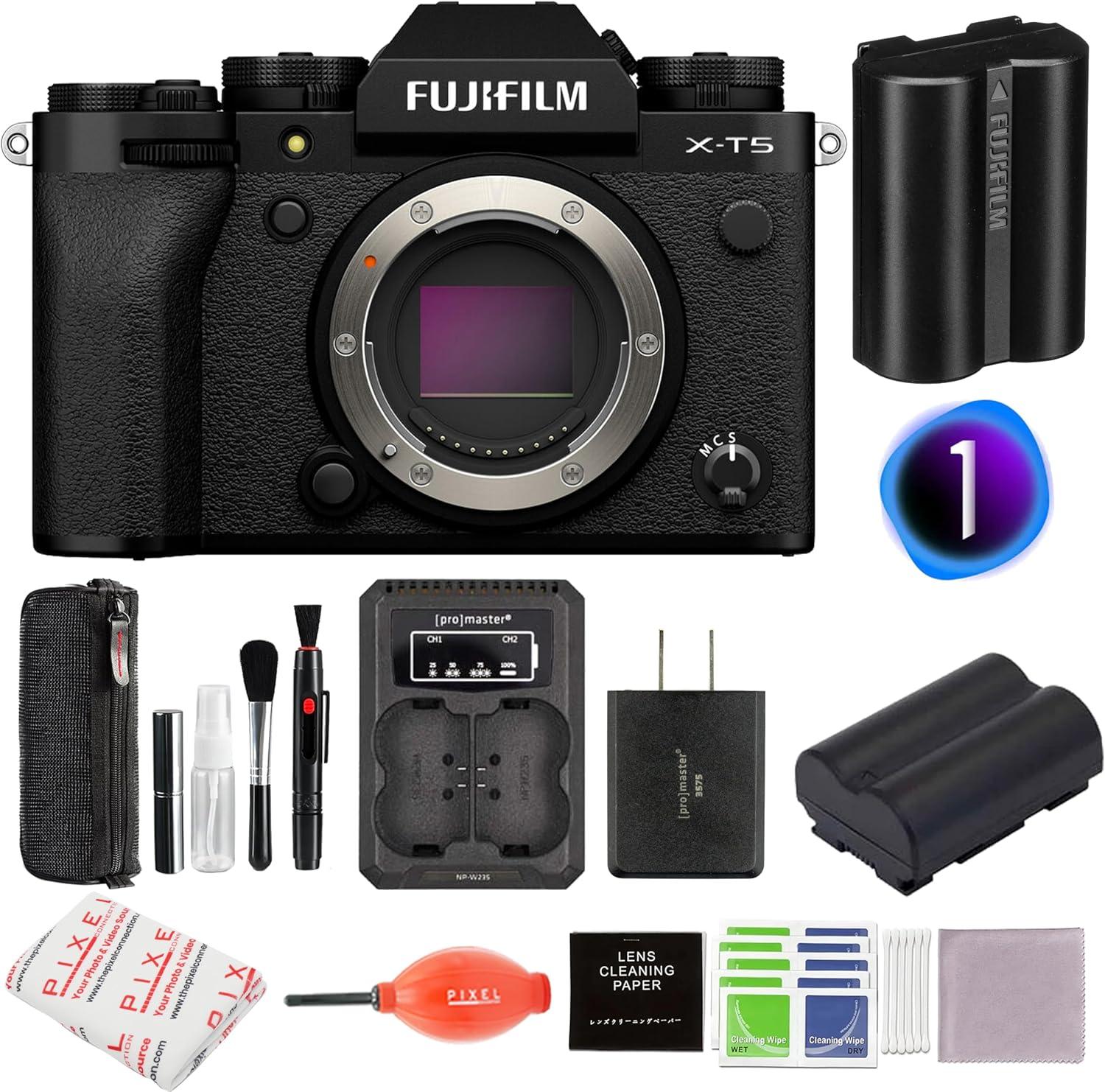 imageFUJIFILM XT5 Mirrorless Digital Camera XF1680mm Lens Kit BlackBlack