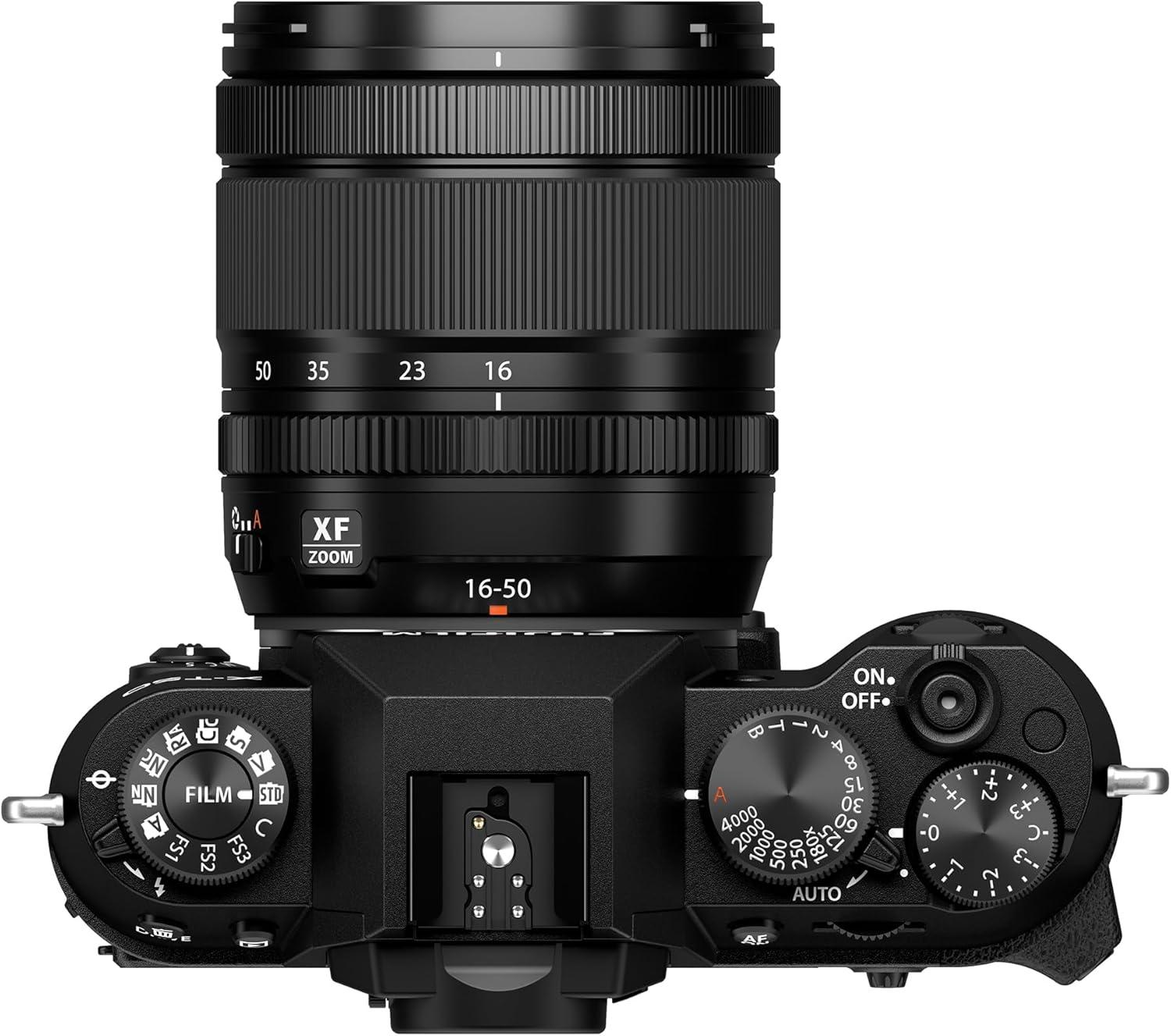 imageFUJIFILM XT50 Mirrorless Digital Camera Body BlackBlack