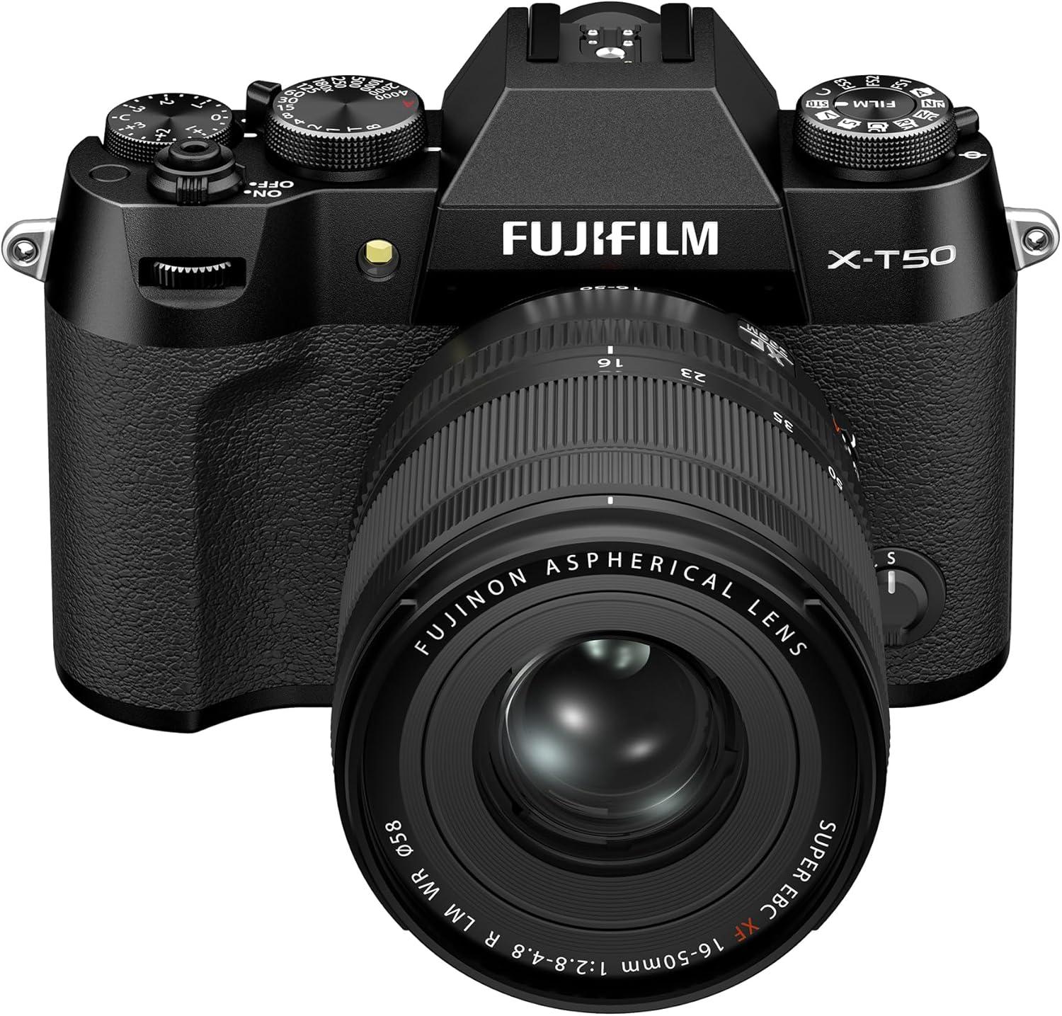 imageFUJIFILM XT50 Mirrorless Digital Camera Body BlackBlack