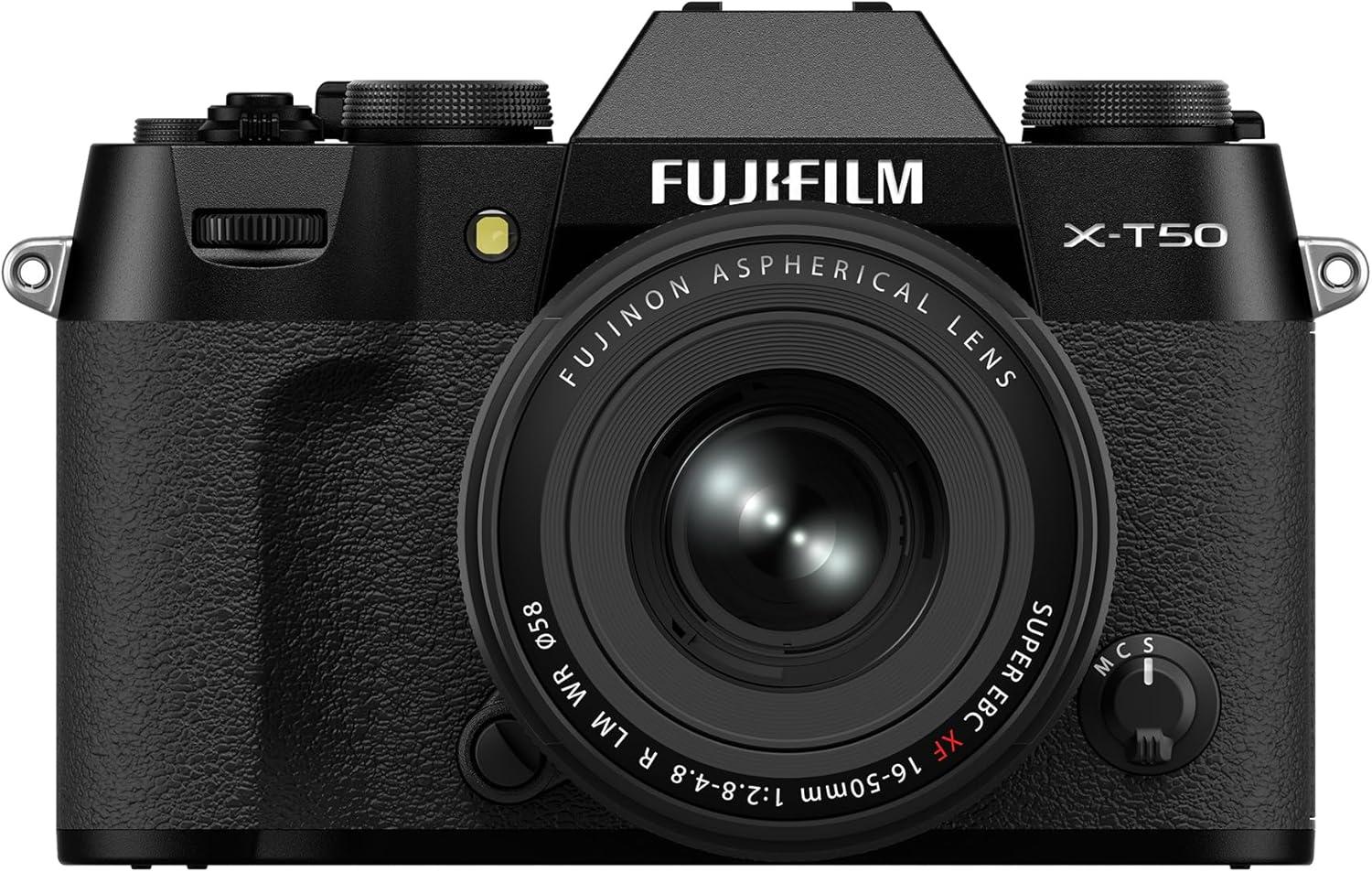 imageFUJIFILM XT50 Mirrorless Digital Camera Body BlackBlack