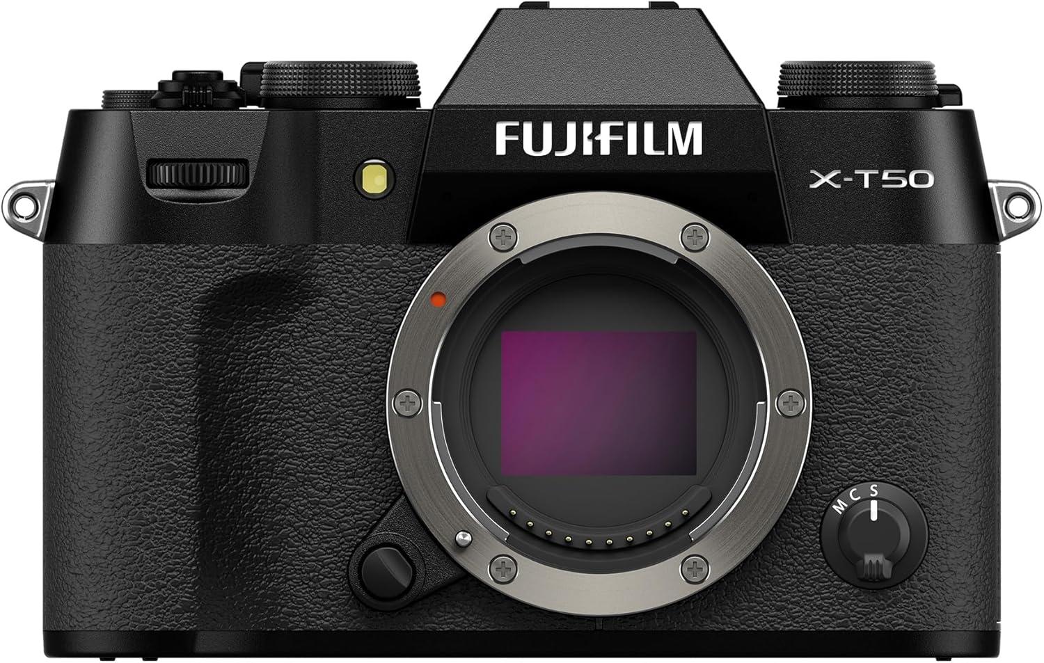 imageFUJIFILM XT50 Mirrorless Digital Camera Body BlackBlack