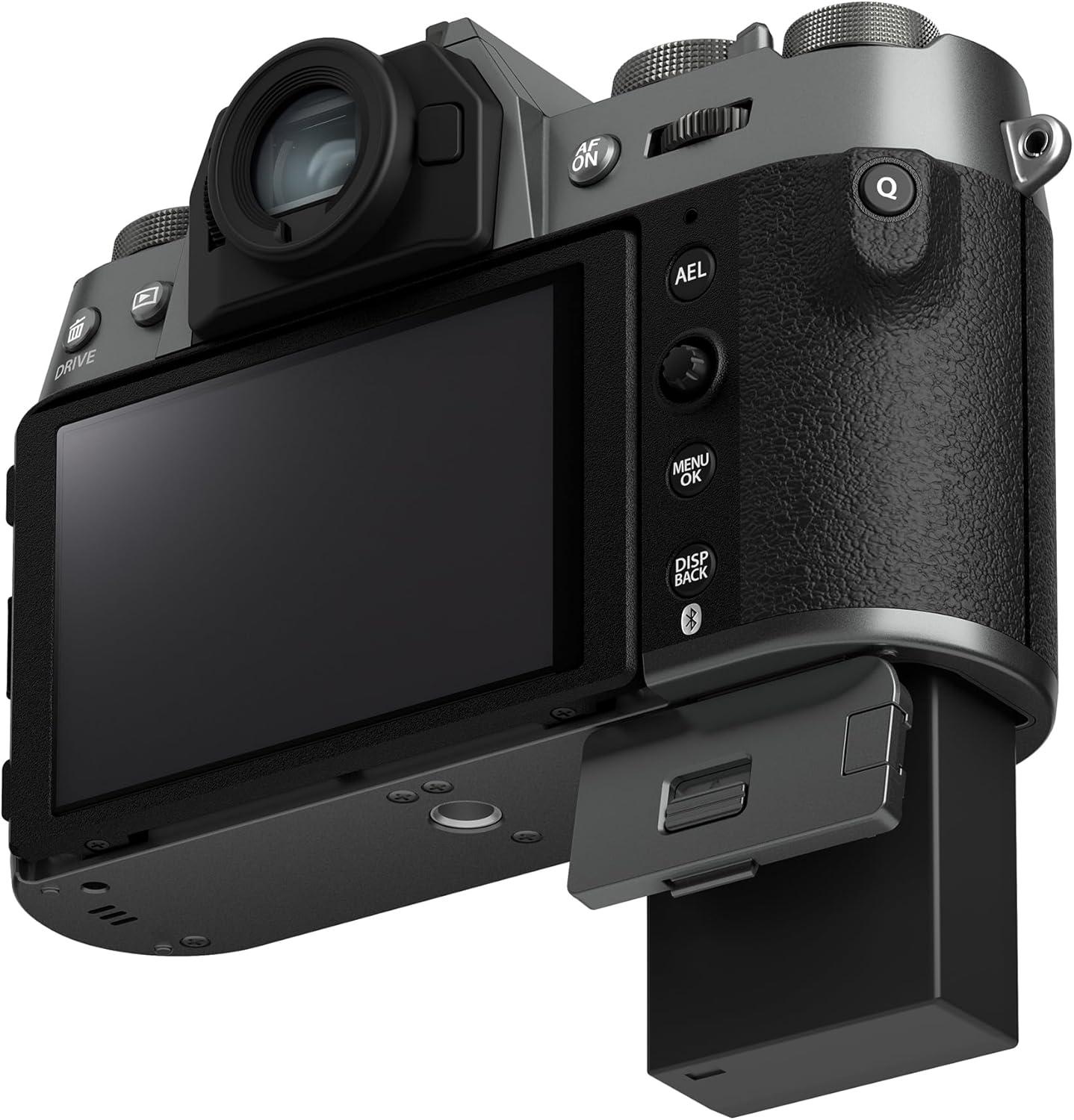 imageFUJIFILM XT50 Mirrorless Digital Camera Body BlackCharcoal Silver