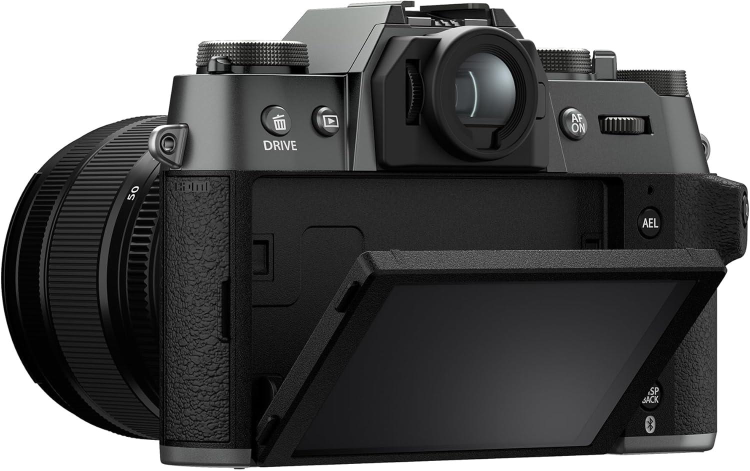 imageFUJIFILM XT50 Mirrorless Digital Camera Body BlackCharcoal Silver
