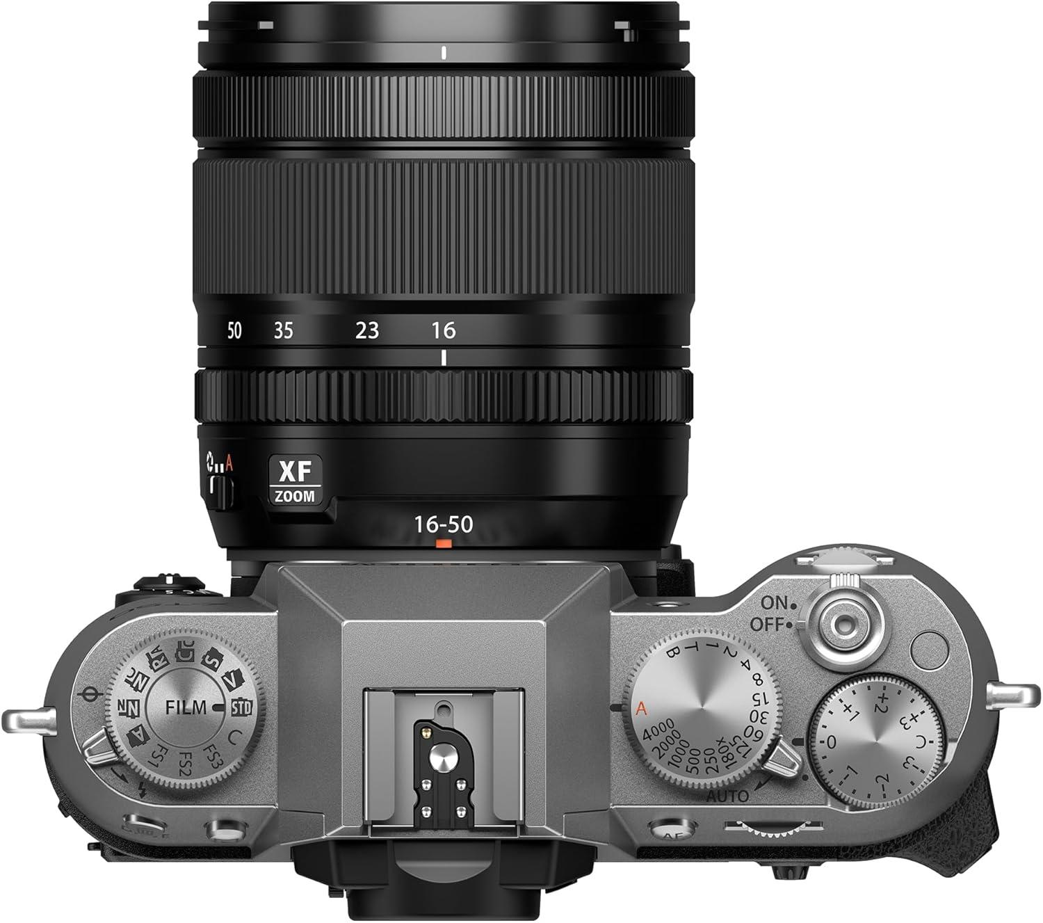 imageFUJIFILM XT50 Mirrorless Digital Camera Body BlackSilver