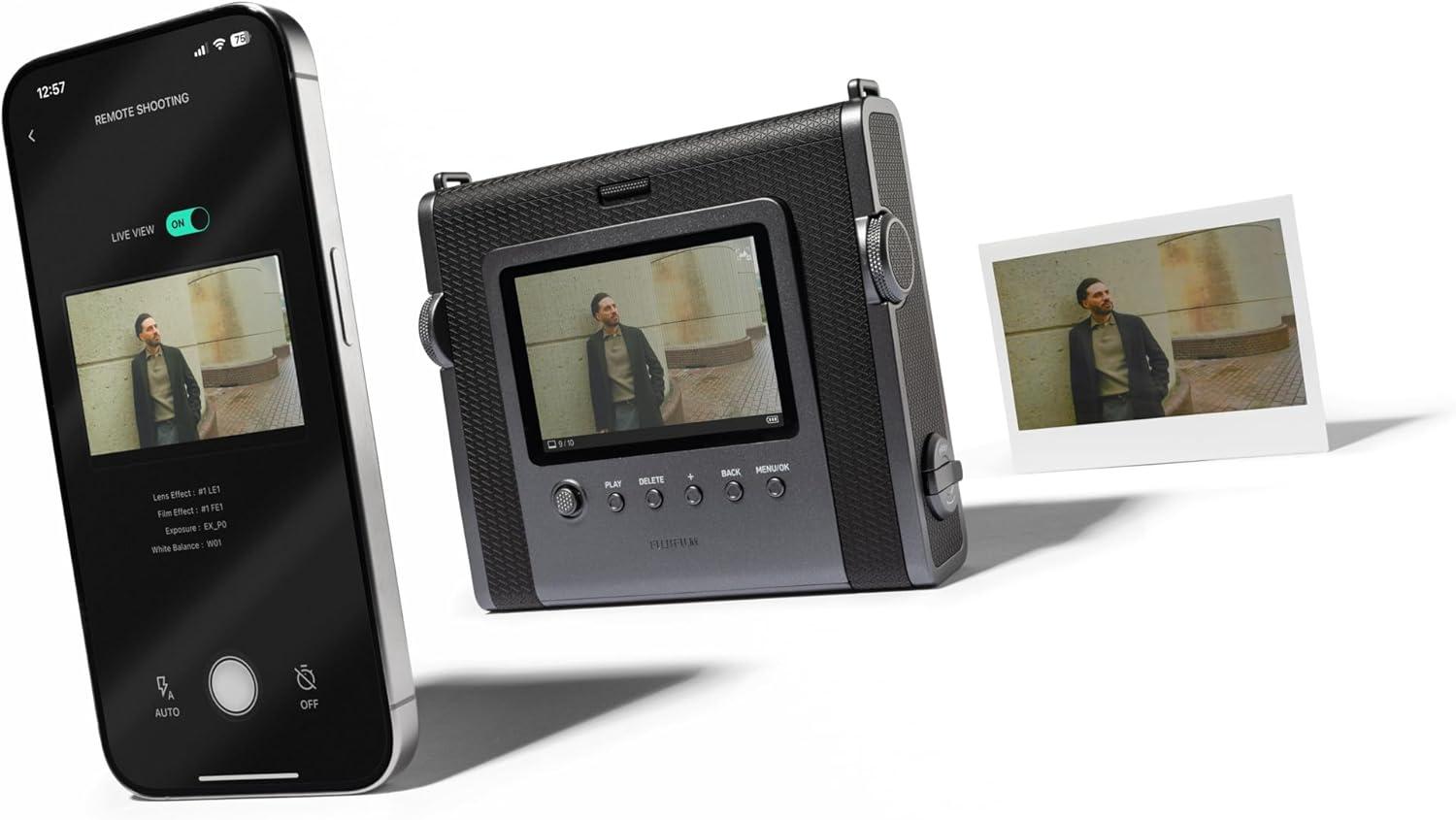 imageFujifilm INSTAX Wide Evo Instant Film CameraCamera only