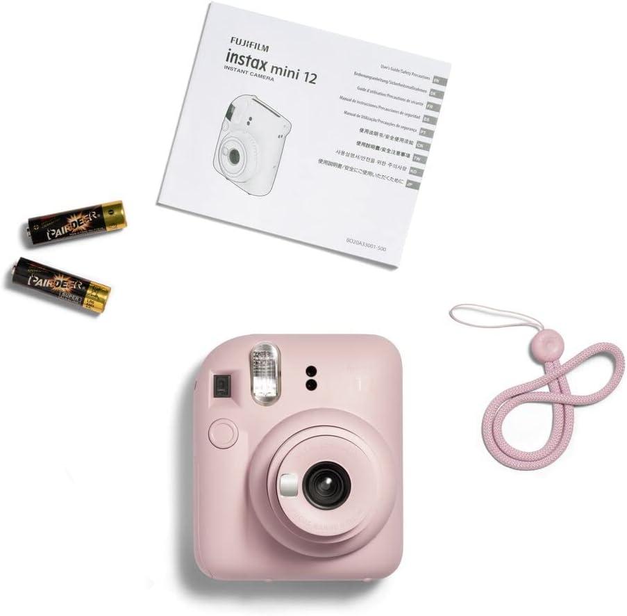 imageFujifilm Instax Mini 12 Instant Film Camera Clay WhiteBlossom Pink