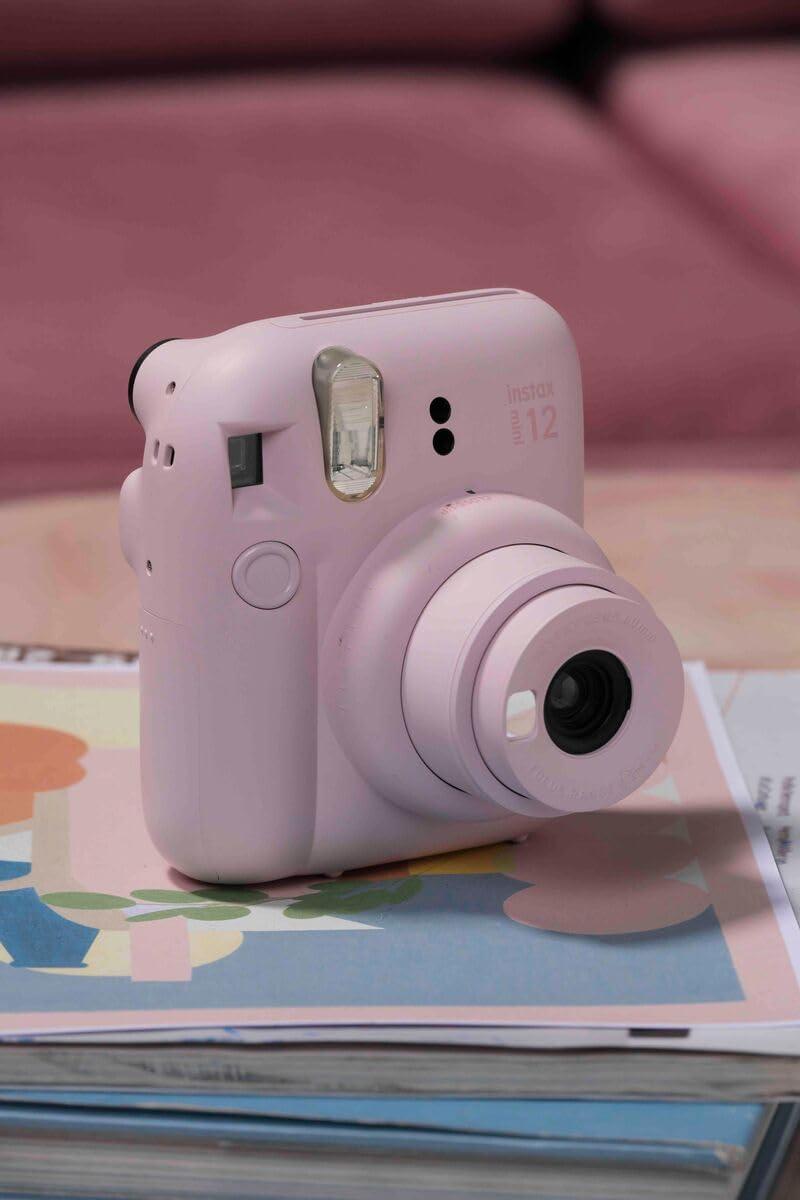 imageFujifilm Instax Mini 12 Instant Film Camera Clay WhiteBlossom Pink