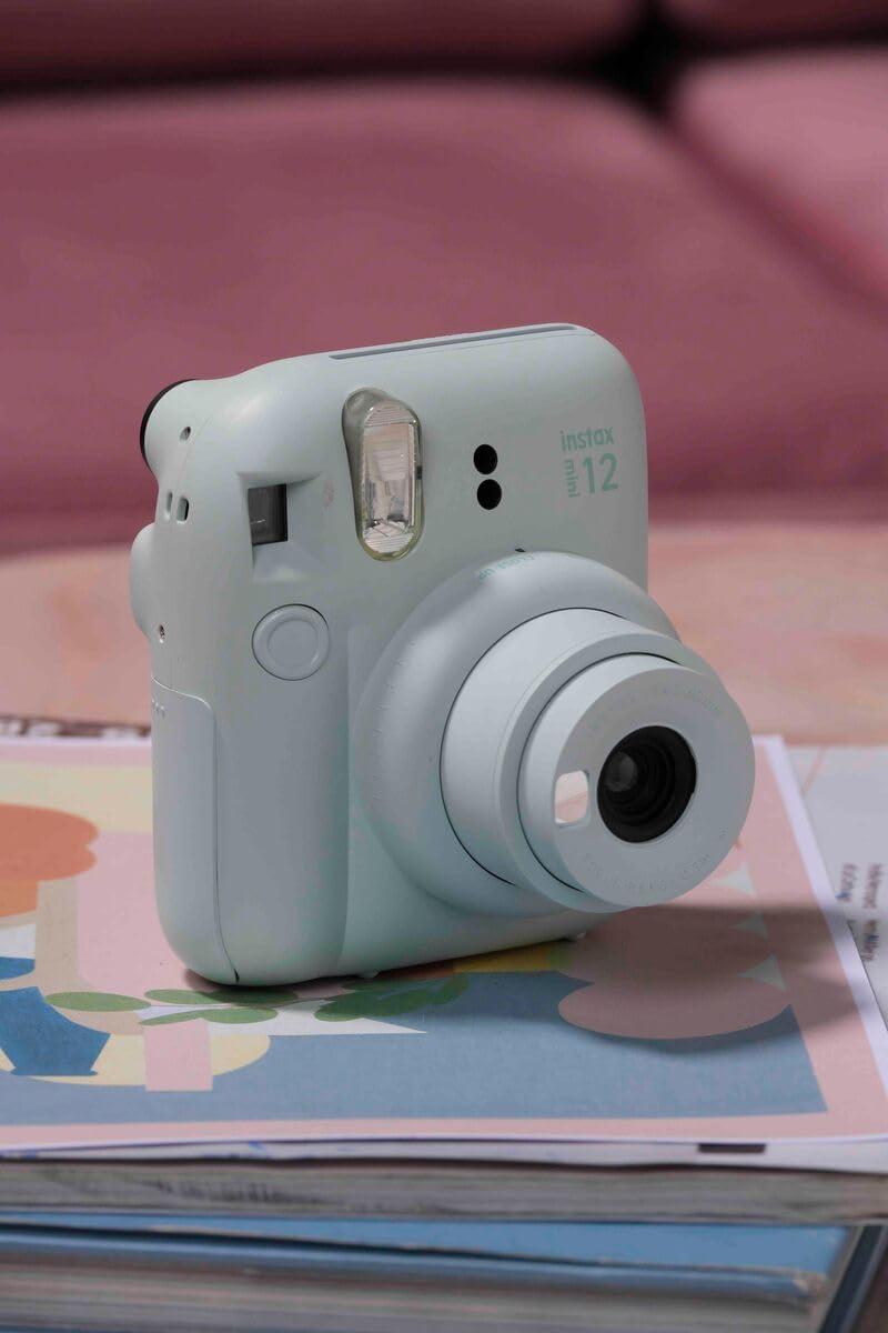 imageFujifilm Instax Mini 12 Instant Film Camera Clay WhiteMint Green