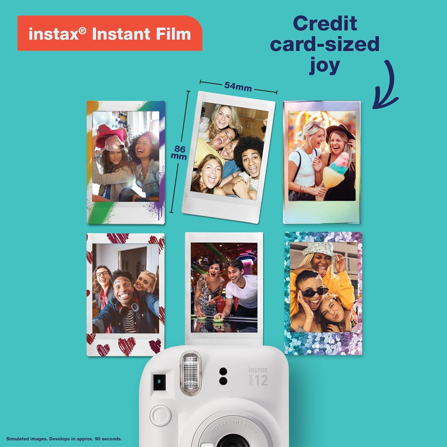 imageFujifilm Instax Mini 12 Instant Film Camera Clay WhiteMint Green