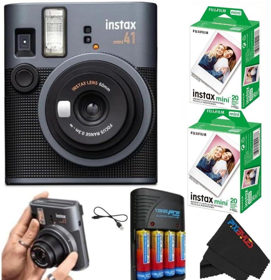 imageFujifilm Instax Mini 41 Instant Film CameraBlack
