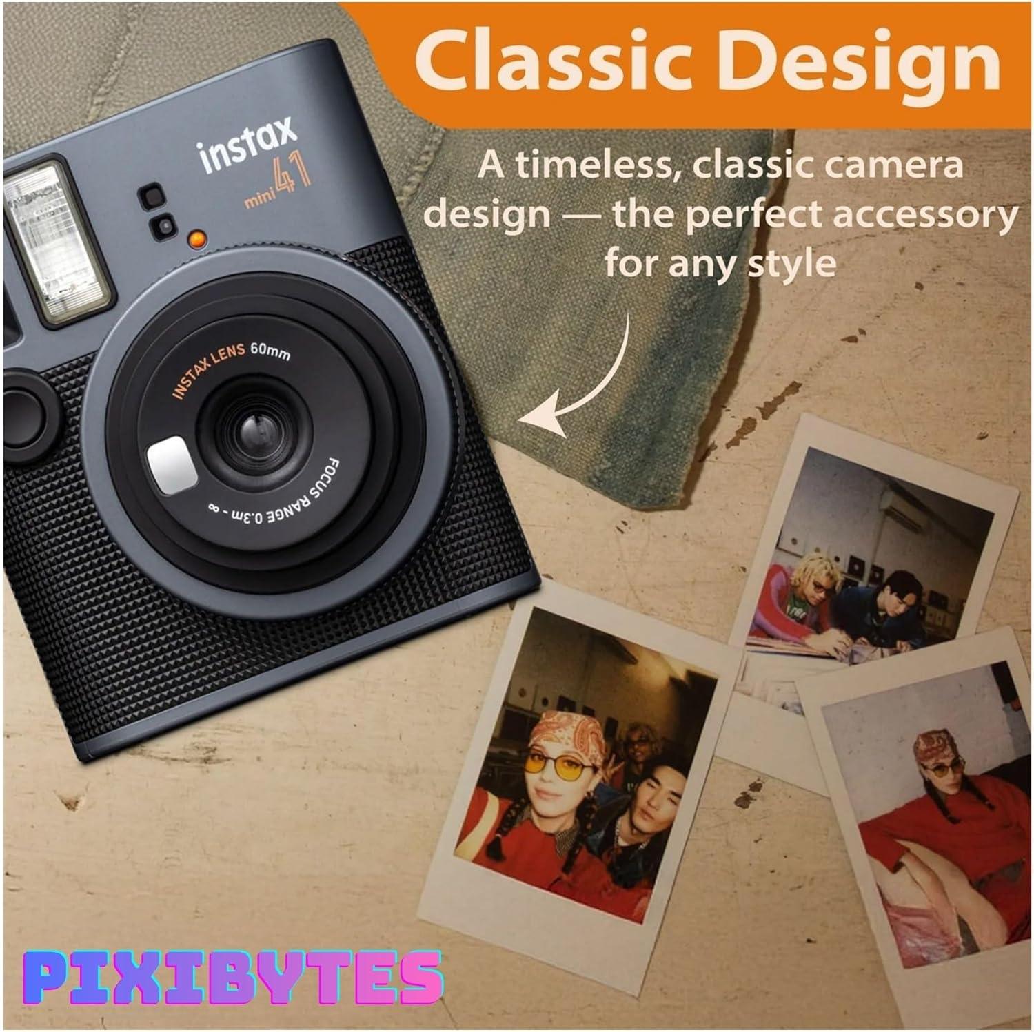 imageFujifilm Instax Mini 41 Instant Film CameraBlack