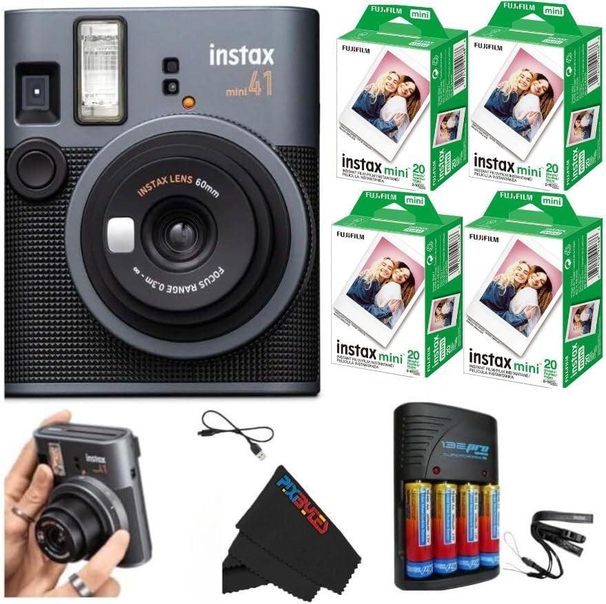 imageFujifilm Instax Mini 41 Instant Film CameraBlack