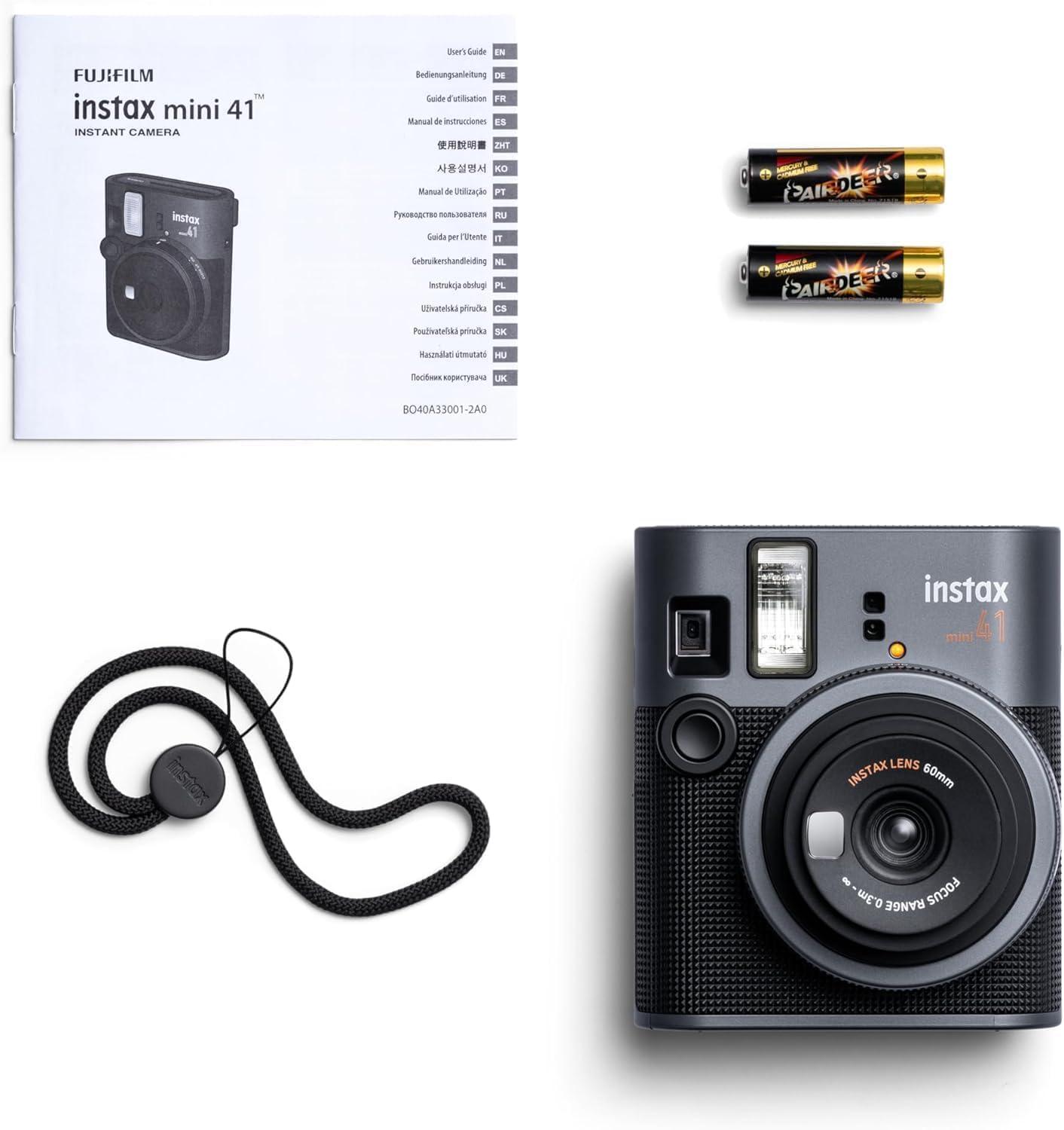 imageFujifilm Instax Mini 41 Instant Film CameraBlack