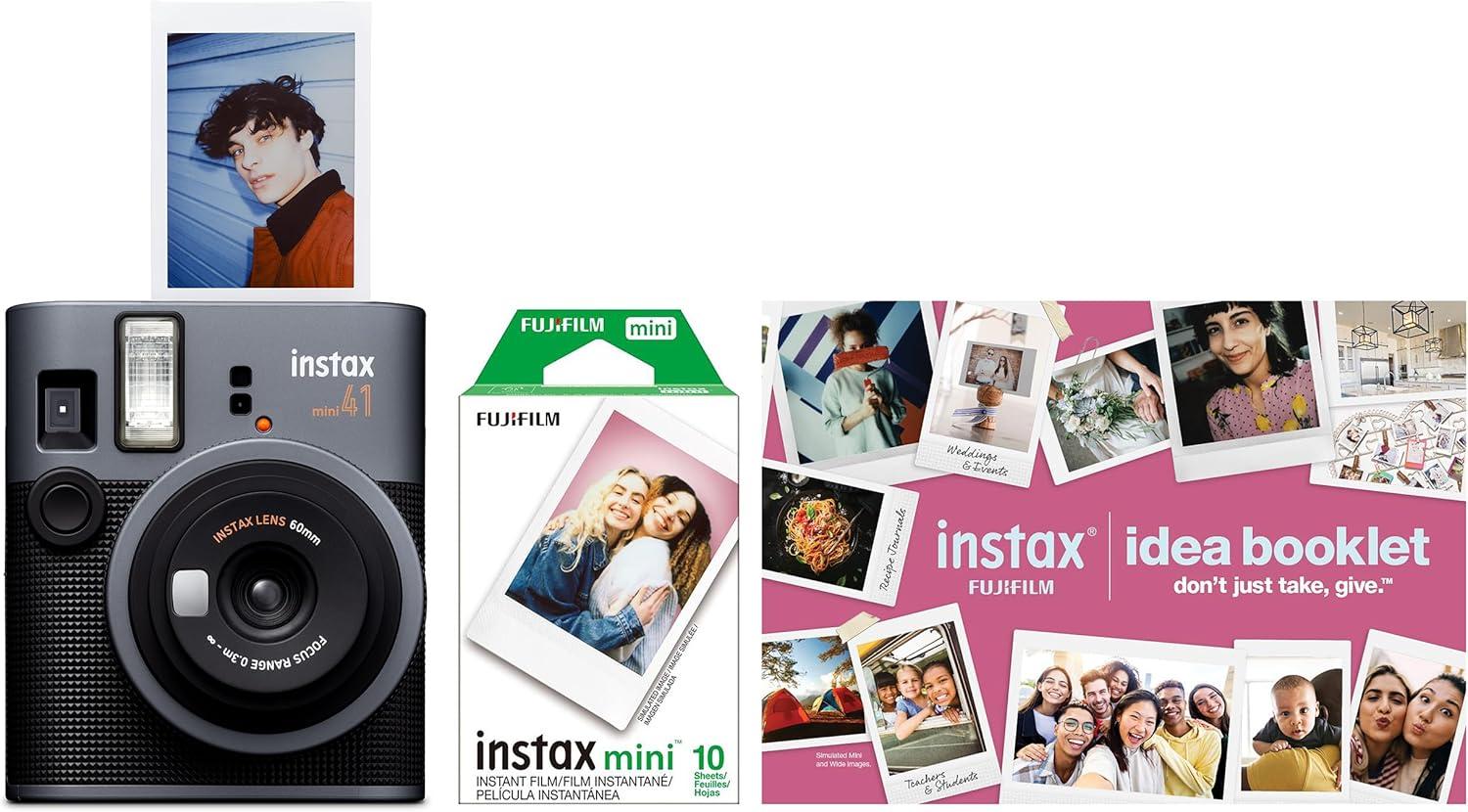 imageFujifilm Instax Mini 41 Instant Film CameraBlack