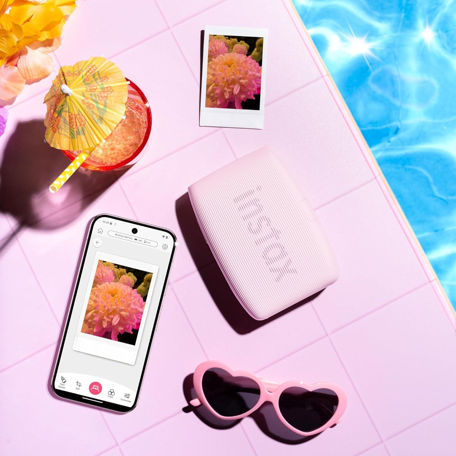 imageFujifilm Instax Mini Link 3 Google Pixel Special Edition Smartphone Printer Pink