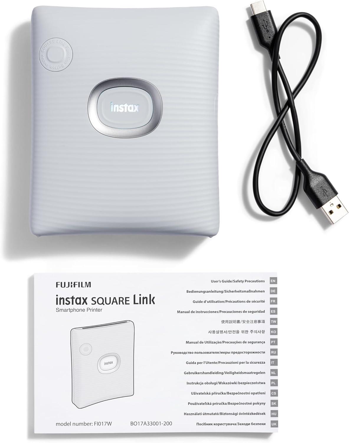imageFujifilm Instax Square Link Smartphone Printer Midnight GreenBlack