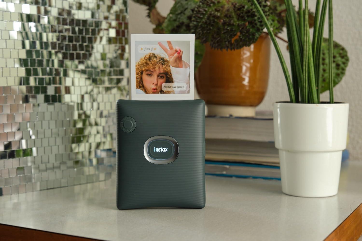imageFujifilm Instax Square Link Smartphone Printer Midnight GreenGreen