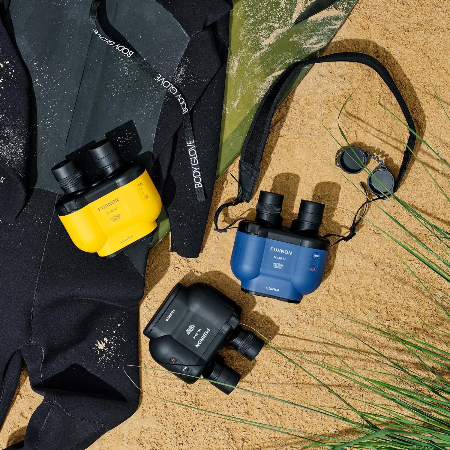 imageFujinon TechnoStabi TSX 14x40 Image Stabilization Binocular YellowNavy