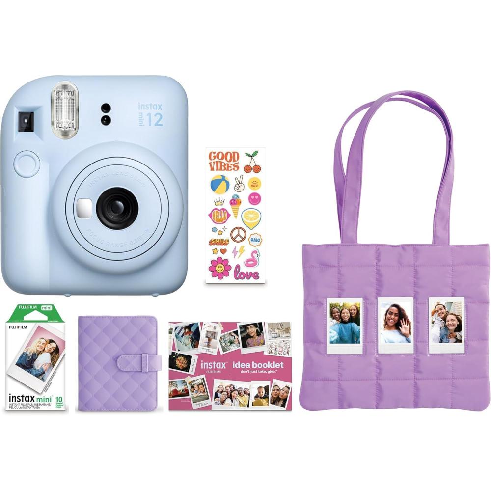 imageFUJIFILM Instax Mini 12 Holiday Bundle 2025 Pastel BluePastel Blue