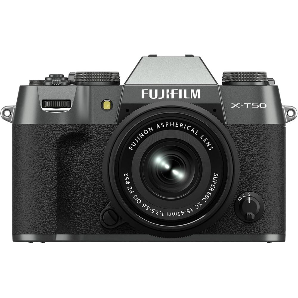 imageFUJIFILM XT50 Mirrorless Digital Camera Body BlackCharcoal Silver