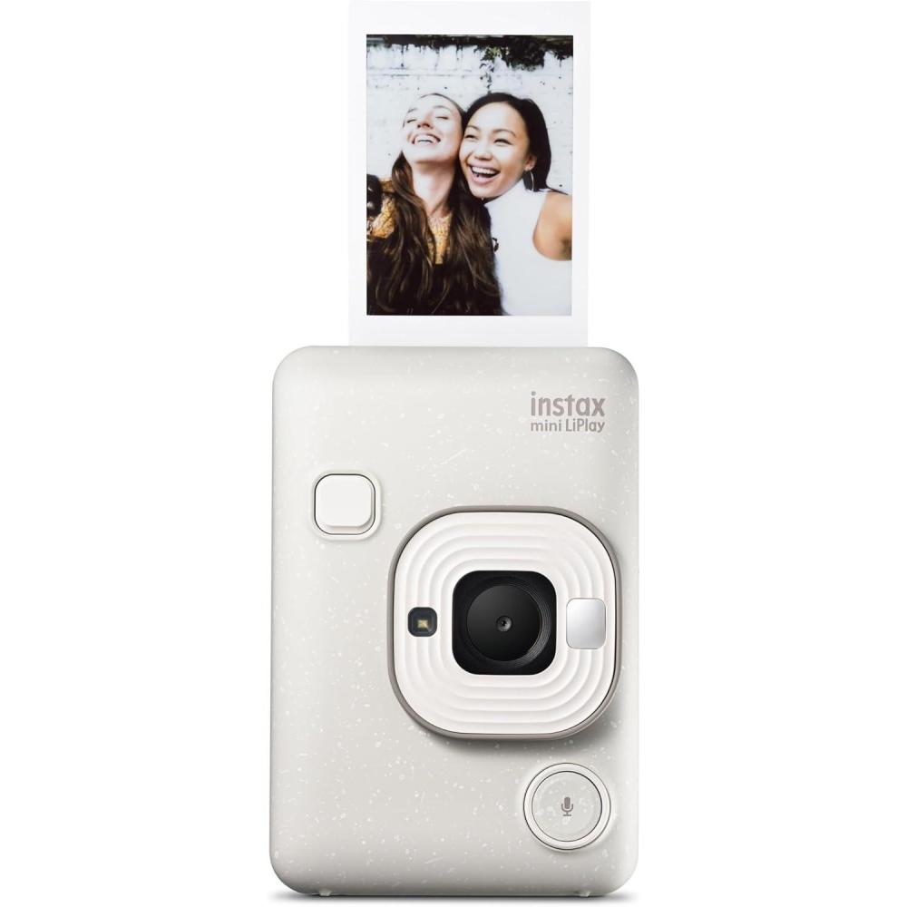 imageFujifilm INSTAX Mini LIPLAY Hybrid Instant Camera Misty WhiteMisty White