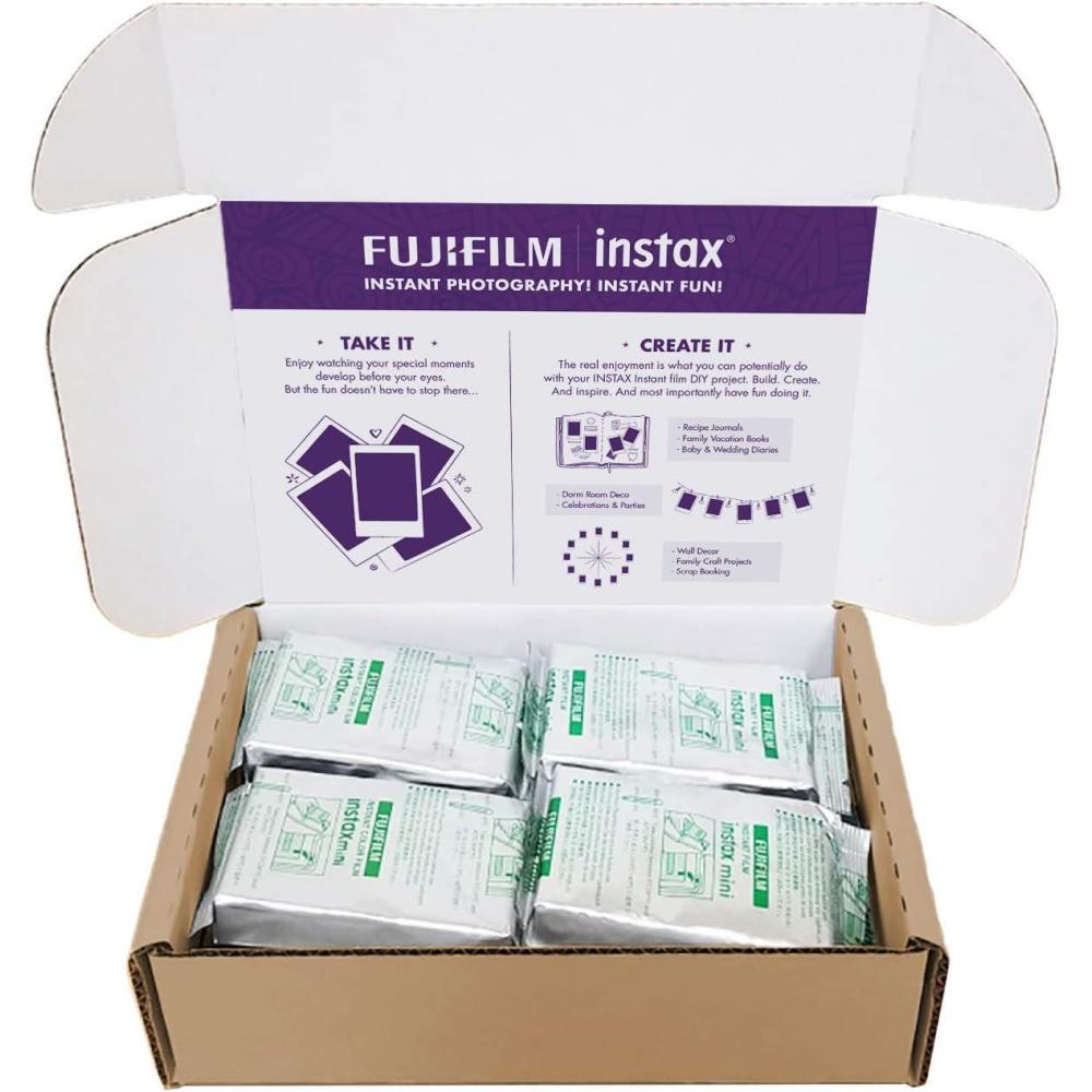 imageFujifilm Instax Mini Instant Film Value Pack  120 Photos120 photos Pack of 10