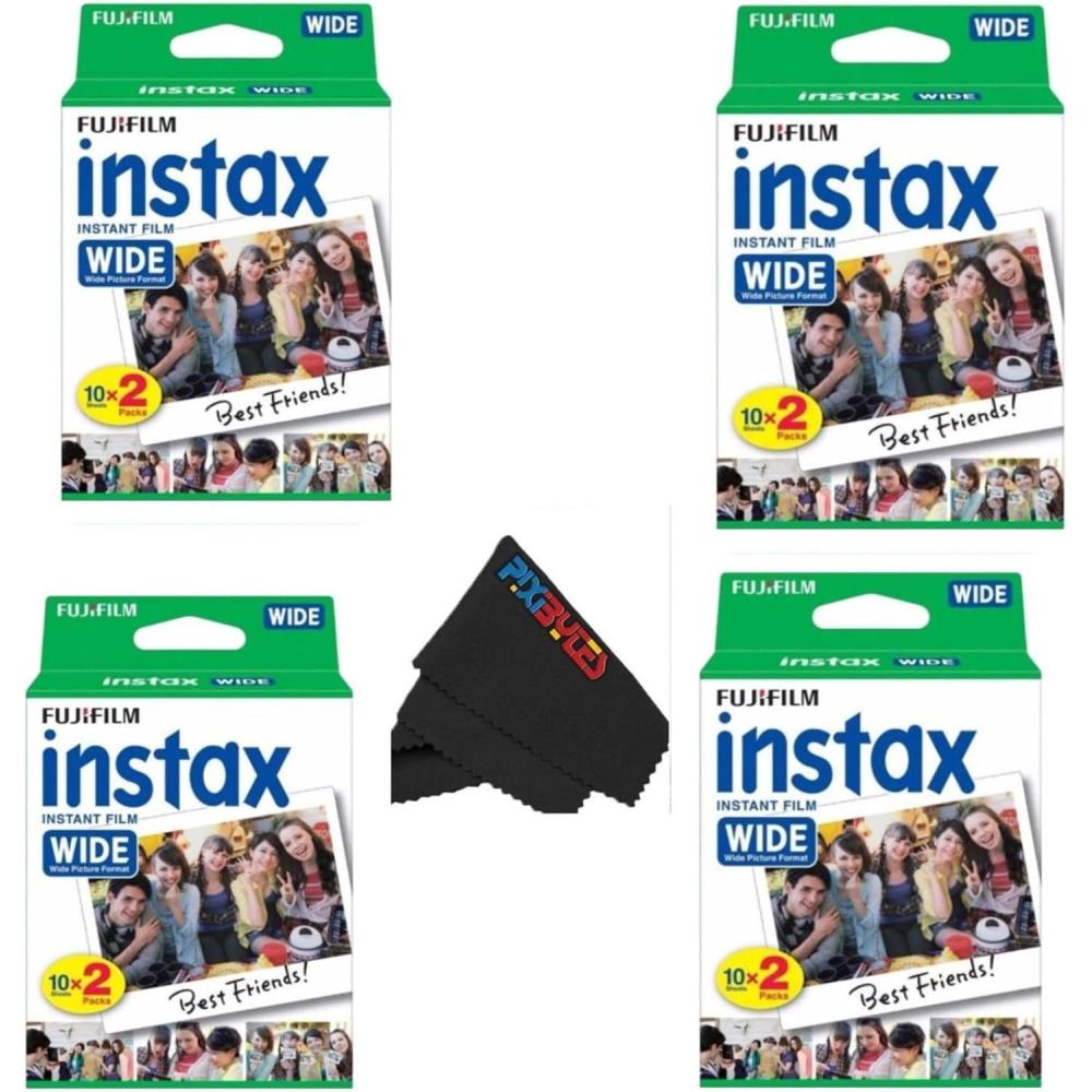 imageFujifilm Instax Wide Film Twin Pack White4 Twin Pack
