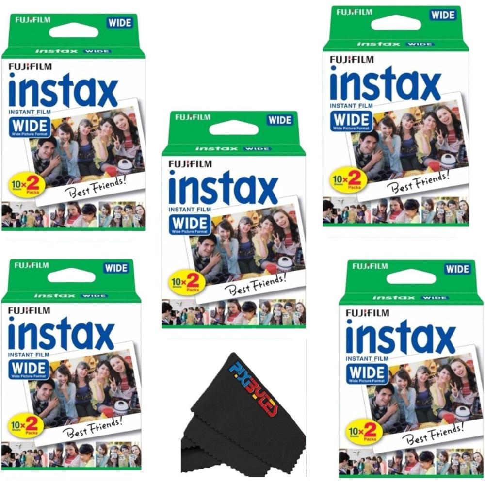 imageFujifilm Instax Wide Film Twin Pack White5 Twin Pack