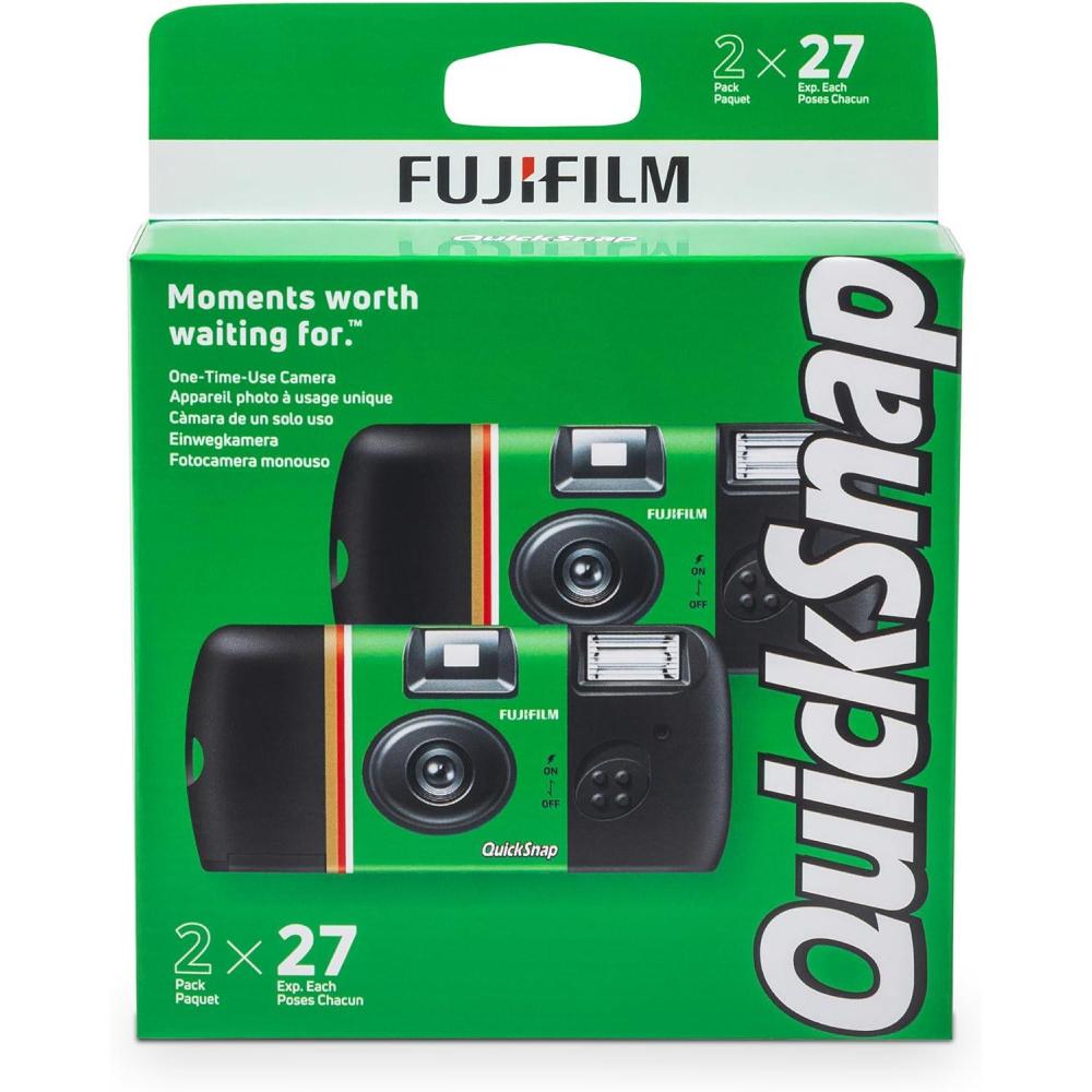 imageFujifilm QuickSnap Flash 400 OneTimeUse Camera 2 Pack2Pack