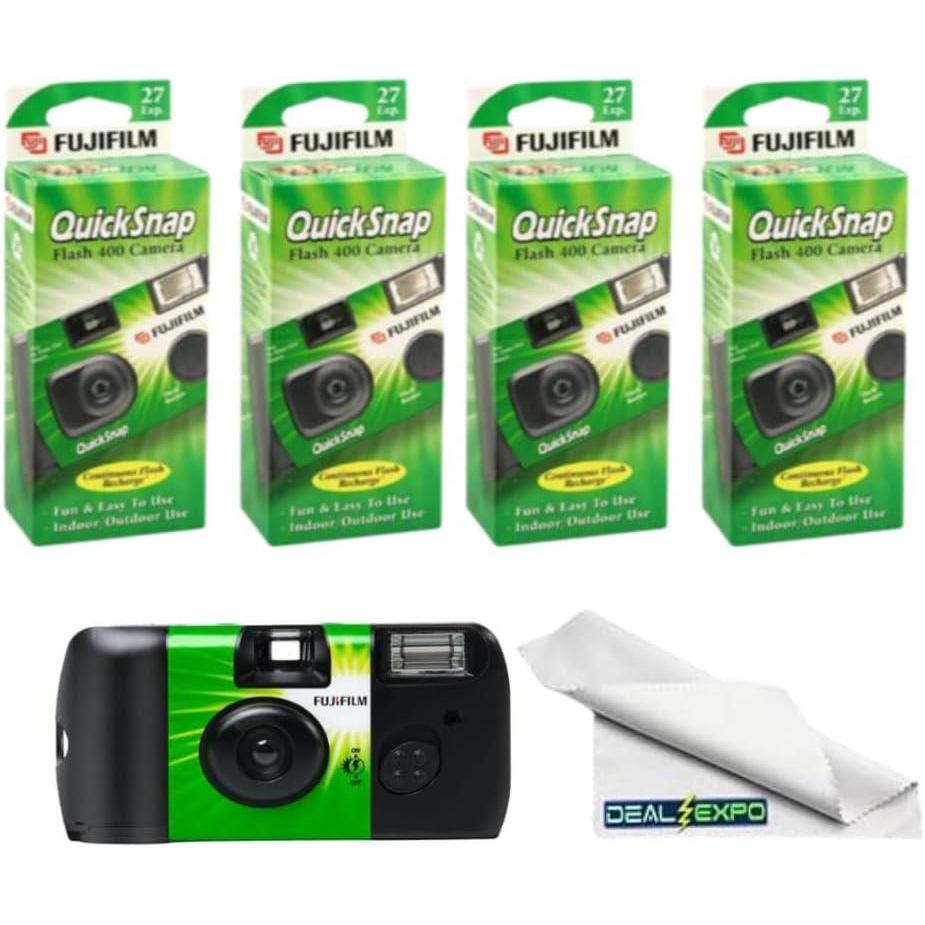 imageFujifilm QuickSnap Flash 400 OneTimeUse Camera 2 Pack4Pack