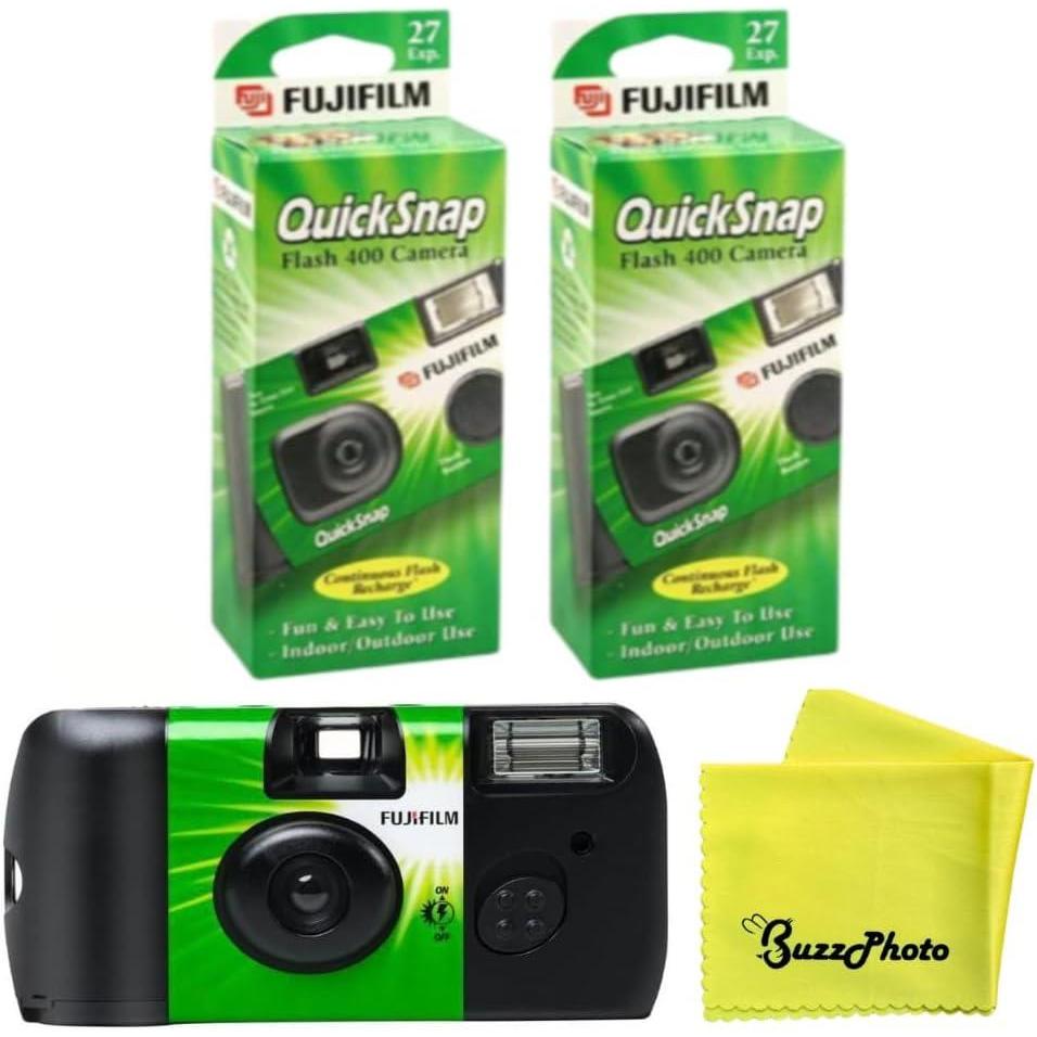 imageFujifilm QuickSnap Flash 400 OneTimeUse Camera 27 Exposures2Pack