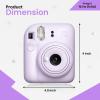 FUJIFILM Instax Mini 12 Holiday Bundle 2025 – Pastel Blue(Lilac Purple)