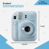 FUJIFILM Instax Mini 12 Holiday Bundle 2025 – Pastel Blue(Pastel Blue)