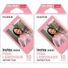 FUJIFILM Instax Mini Blue Marble Film – 10 Exposures(Pink Lemonade)