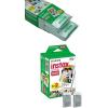 FUJIFILM Instax Mini Instant Film Twin Pack (White), 20 Photos(32 GB USB + 1 x Twin Pack)