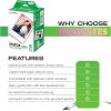 FUJIFILM Instax Mini Instant Film Twin Pack (White), 20 Photos(32 GB USB + 8 x Twin Pack)