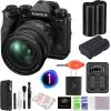 FUJIFILM X-T5 Mirrorless Digital Camera XF16-80mm Lens Kit – Black(Black)