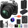 FUJIFILM X-T5 Mirrorless Digital Camera XF16-80mm Lens Kit – Black(Silver)