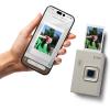 FUJIFILM instax mini LiPlay+ Hybrid Instant Camera – Midnight Blue(Sand Beige)