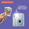 Fujifilm Instax Mini 12 Instant Film Camera, Clay White(Mint Green)