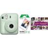 FUJIFILM Instax Mini 12 Holiday Bundle 2025 – Pastel Blue(Green)