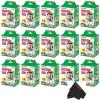 FUJIFILM Instax Mini Instant Film Twin Pack (White), 20 Photos(32 GB USB + 15 x Twin Pack)