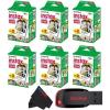 FUJIFILM Instax Mini Instant Film Twin Pack (White), 20 Photos(32 GB USB + 6 x Twin Pack)
