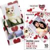 FUJIFILM Instax Mini Spray Art Film – 10 Exposures(Heart Sketch)