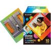 FUJIFILM Instax Square Monochrome Film – 10 Exposures(Rainbow Border)