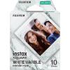 FUJIFILM Instax Square White Marble Film – 10 Exposures(Whitemarble Border)